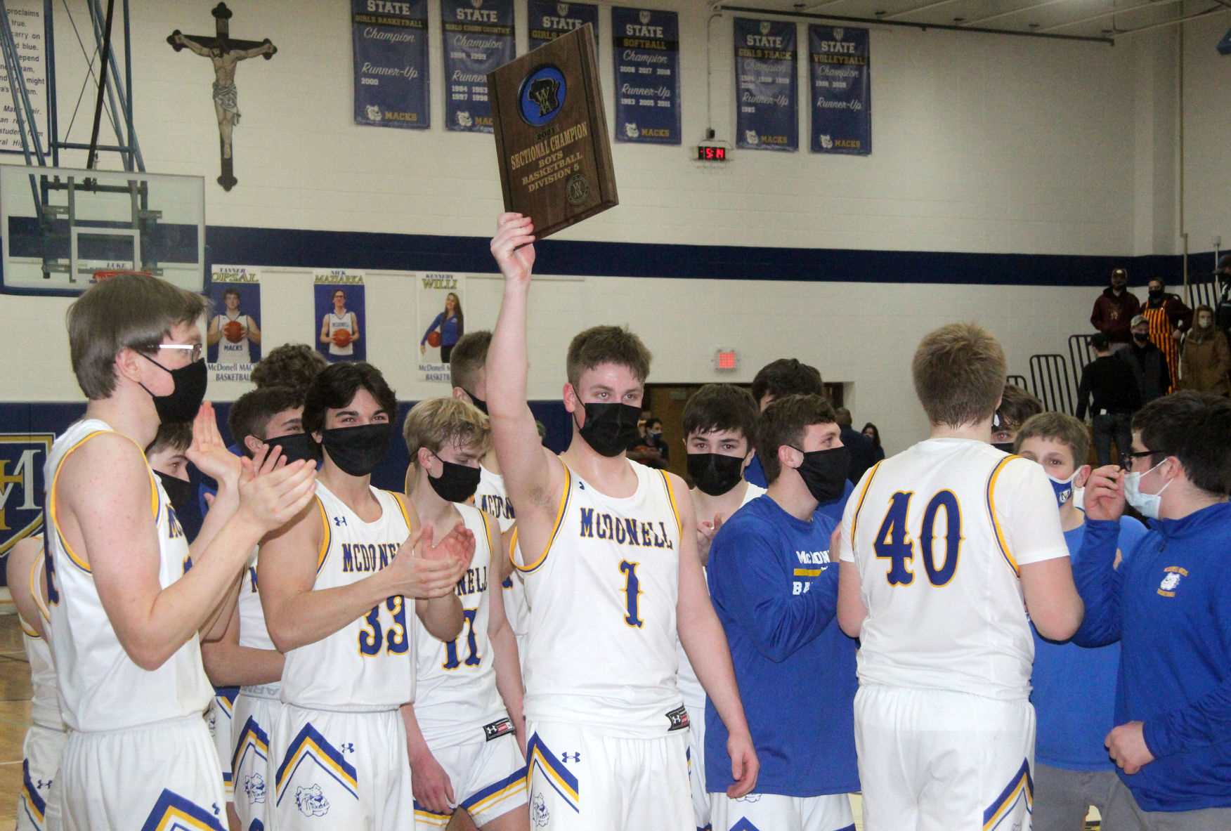 Turtle Lake at McDonell boys basketball 2-27-21